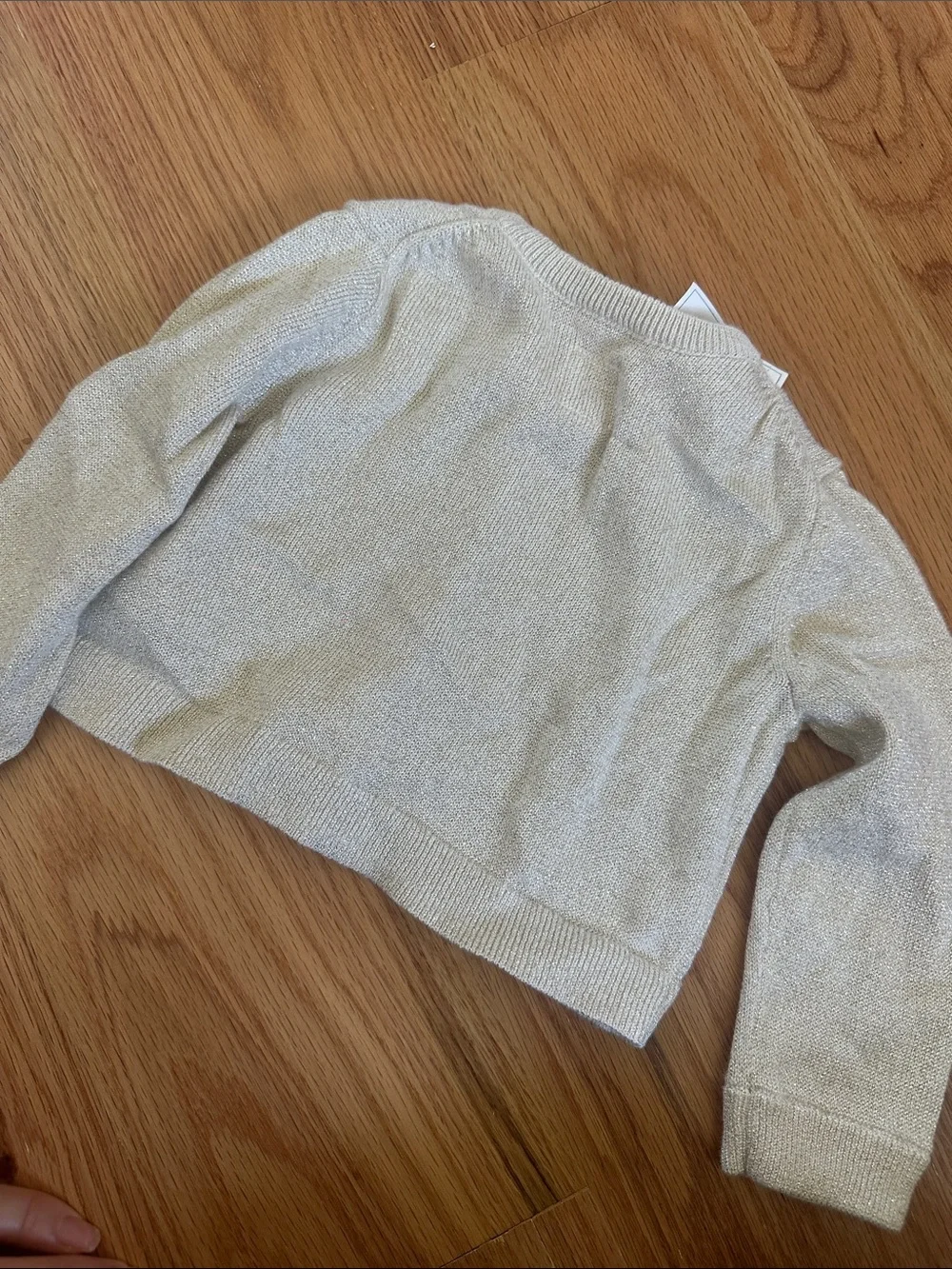GAP Cream Knit Cardigan with Gold Buttons